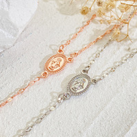Mode européenne et américaine nouveau collier croix Madonna collier femmes mode pendentif gland collier