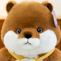 Coussin en peluche réaliste de marmotte dodue - Oreiller en peluche mignon et doux, cadeau d'anniversaire parfait et décoration d'intérieur en peluche