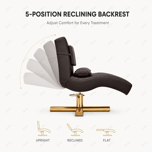 Cama de Belleza Reclinable JOXIN con Ajuste Manual de Piernas, Cojín Grueso y Almohada de Cabeza Extraíble para Programas de Marca Privada OEM - Product Image 5
