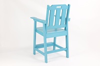 Chaise Adirondack au design moderne, chaise de salle à manger pour patio, fauteuil d'extérieur, chaise de bar de jardin, utilisation intérieure et extérieure pour parcs et repas