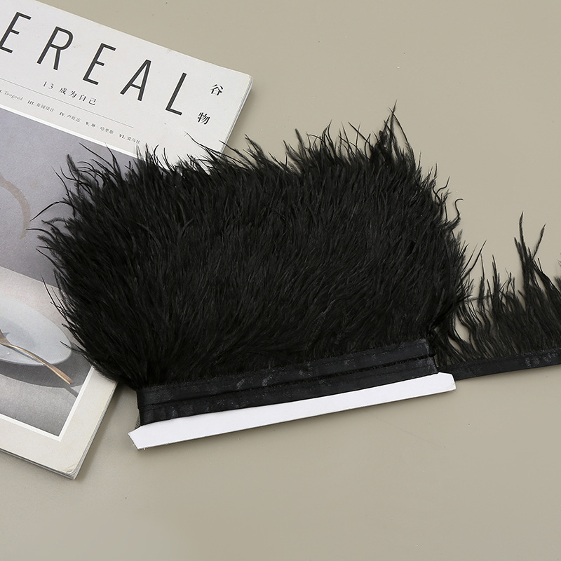 25 black-high-quality feathers