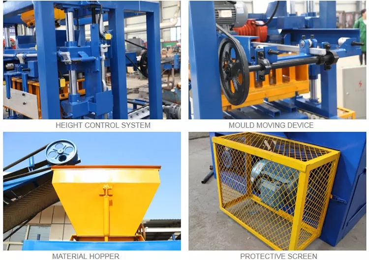 QT4-24 high quality construction ecological automatic small concrete block making machine