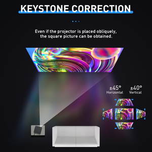 Salange-proyector láser inalámbrico para películas al aire libre, miniproyector inteligente DLP con batería integrada, Wifi, BT, HD, USB, P15 - Product Image 4