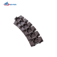 Chaîne de convoyeur latérale flexible en plastique POM 880TAB pour le transport de bouteilles alimentaires et de boissons