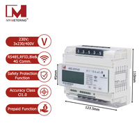 Módulo de Carga para Vehículos Eléctricos de 32A, Prepago, OCPP, Monofásico/Trifásico, 7kw/21kw, con Pantalla LCD y Comunicación RS485