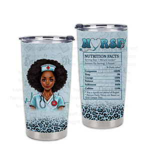 Taza de vaso de estetoscopio con tapa, botella de agua aislada al vacío, 20oz, regalo de agradecimiento a la semana - Product Image 6