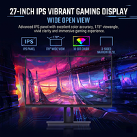 Monitor de Computadora de Escritorio Rebekah de 24, 27 y 32 Pulgadas, IPS, 240Hz, 1ms, FHD 1920x1080, Sin Marco, 99% SRGB, VESA, Bajo MOQ, con DP/VGA