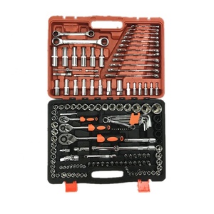 <span class=keywords><strong>150pcs</strong></span> 1/4 "& 3/8" & 1/2 'Dr "Ổ cắm thiết lập kết hợp xe tay công cụ thiết lập cho xe hơi và xe đạp - Product Image 4