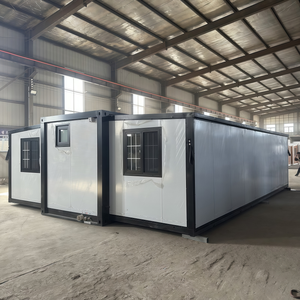 Maison conteneur préfabriquée de luxe à double aile extensible, pré-assemblée en usine, avec aménagement personnalisable pour usage résidentiel, bureautique ou hôtelier - Product Image 4