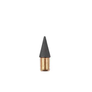 कस्टम 0.8mm अंतहीन ग्रेफाइट कलम निब inkless पेंसिल टिप अनन्त पेंच धागे के साथ ग्रेफाइट कलम सिर भागों की जगह निब हमेशा के लिए