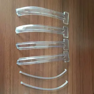 Professional Customized Clear PMMA Acrylic Shape Parts Vacuum Compression Molding Service By Silicone Molds