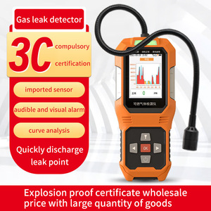 Portable Gas Detector Combustible Leak Alarm 3C Certified For Flammable Gases With Audible Visual <b>Vibration</b> Alert - Product Image 2