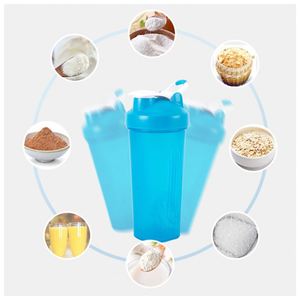 Botella de Agua Deportiva Naranja, de Plástico, para Gimnasio, Portátil, para Batidos de Proteínas, para Uso Doméstico - Product Image 6