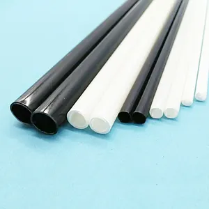 定制彩色ABS或PVC塑料挤压管管型材定制
