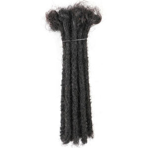 Extensions de dreadlocks en <span class=keywords><strong>cheveux</strong></span> humains FYD en gros, entièrement faites à la main, 6 à 30 pouces, afro crépus bouclés, 100 % dreadlocks en <span class=keywords><strong>cheveux</strong></span> humains - Product Image 3