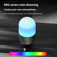 Nouveau Portable RGB Veilleuse Blanc LED Camping Lampe Type-C Rechargeable Caractéristique Creative Tumbler Atmosphère Lumière ROHS Certifié