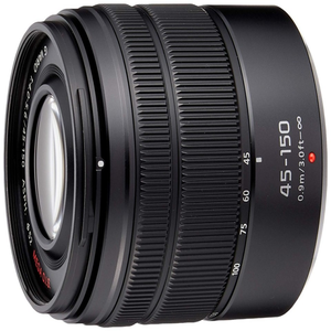 เลนส์ซูมแท้ใหม่สำหรับกล้องไมโครโฟร์ธีดส์ Lumix G VARIO 45-150 มม. <span class=keywords><strong>H</strong></span>-<span class=keywords><strong>FS45150</strong></span>-KA พร้อมชุดควบคุม PLC - Product Image 1