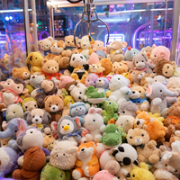 Peluche Anime Mignonne de 17-25 cm pour Machine à Pinces, Jouet en Peluche Animal en Gros, Meilleures Ventes