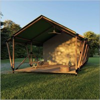 Nouveau design prix usine maison écologique étanche camping en plein air safari yourte coton toile glamping hôtel tente