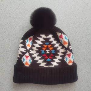 Gorro de Punto Elástico para <span class=keywords><strong>Mujer</strong></span>, Modelo WXL493, Diseño a Cuadros, Estampado de Leopardo, con Pompón, para Invierno y Otoño - Product Image 4
