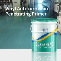 Primaire pénétrant liquide éco-responsable à base d'éster vinylique, anti-corrosion, pour revêtement imperméable de sols en ciment à appliquer au pinceau