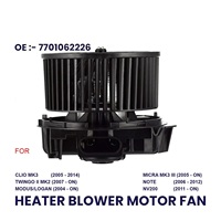 Moteur de ventilateur de chauffage pour RENAULT CLIO MK3 TWINGO NISSAN MICRA MK3 NOTE MK1