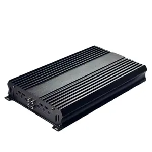 Mercato degli Stati Uniti produttore professionale di alluminio 12V ClassAB 100w 4 canale amplificatore e amplificatore Stereo per auto