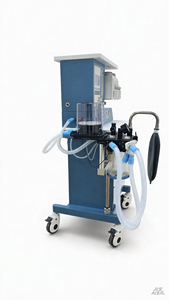 Equipo Completo de Anestesia con Flujómetro de O2/N2O, Vaporizador, Ventilador, Sistema AGSS Opcional y Múltiples Modos de Ventilación para Cirugía - Product Image 1