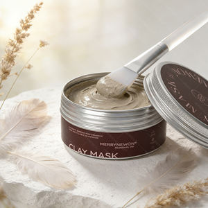 Boîte en aluminium ronde pour cosmétiques de 50g, 80g, 120g, pour masque nettoyant, masque d'argile, avec couvercle à vis, étiquette personnalisée - Product Image 3