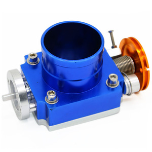 Cuerpo de aceleración Auso-Racing de 90 mm, válvula de admisión mecánica universal de aluminio para actualización y reequipamiento. - Product Image 3