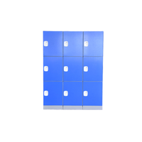 Casier de rangement facile à assembler en plastique ABS étanche avec 1/6/9 portes pour salle de sport, école, bagages, armoire – Structure démontable