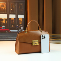 Sac à main femme uni grande capacité, simple et polyvalent, tendance et pratique pour le quotidien, printemps-automne, porté épaule ou croisé
