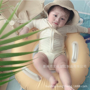 Inflatable Baby Swimming Ring 60Cm Round Seat Ring For Child Water Aid Tool Environmental PVC Material - Product Image 1