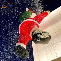 Muñeco Inflable Gigante de Santa Claus con Luz para Decoración Navideña en Exteriores y Publicidad, Ideal para Negocios y Hogar, de Fábrica LM