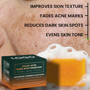Мыло GUOCUI BIO TECH с куркумой и койевой кислотой для удаления темных пятен, разглаживания кожи, питания и борьбы с акне. Оригинальное мыло с койевой кислотой. - Product Image 3