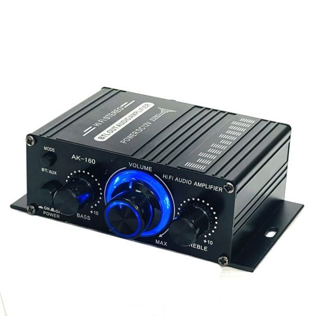 5.0 wireless power amplifier 12V car/computerdesktop background music 2 channel stereo power amplifier