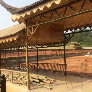 Bamboo Pavilion D4 7M Eco Friendly Outdoor Garden Decor Arches Pergolas Bridge Gallery ZP 01 - Product Image 5