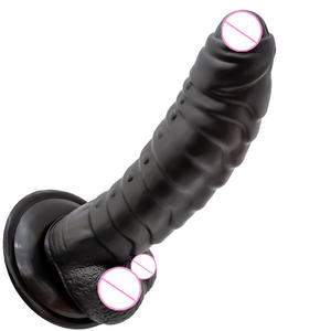 Mejor venta estimulador <span class=keywords><strong>de</strong></span> clítoris silicona suave realista mujer enorme consolador vibrador Gays juguetes Consolador masajeador <span class=keywords><strong>de</strong></span> masturbación - Product Image 4