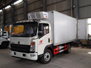 SINOTRUK HOWO light 4x2 Mini <span class=keywords><strong>furgoni</strong></span> frigorifero freddo congelatore refrigerato congelato cibo fresco Box camion in vendita - Product Image 2