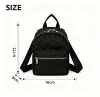 Réutilisable loisirs sac à dos mini livre de coton épaule sacs