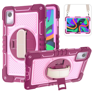 เคสกันกระแทกสำหรับ Lenovo Tab 11 นิ้ว รุ่น Heavy Duty ทนทาน พร้อมขาตั้งในตัวและป้องกันการตกหล่น - Product Image 4