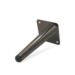 Wansheng Furniture <b>Legs</b> Straight Cone 17cm Gun Black Cold Rolled Steel <b>Sofa</b> Coffee Table TV Cabinet Bedside Table Hardware - Product Image 1