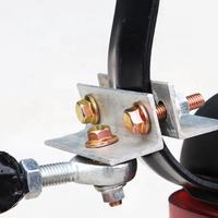 Remorque de vélo électrique en acier détachable avec conception modulaire pour marchandises lourdes jusqu'à 100 kg