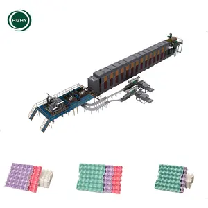 Egg tray machine for pulp production of waste paper boxes and newspapers egg tray dryer machine