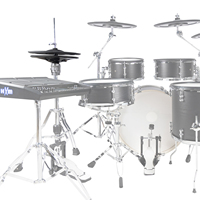 13 Inch 2 Pieces Hi-Hat Dual Zone Edge & Bow Various Brand Compatible Without Metal Stand Electronic Cymbal