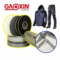 Ruban d'étanchéité personnalisé à 3 couches avec adhésif thermofusible et construction simple face pour la production de maillots de bain, de tentes et de vestes de pluie