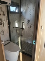 Cabaña Móvil de Acero Ligero para Exteriores, Ecológica, Impermeable, Diseño Mediterráneo, Apple Cabin de 20 pies, Ventanas de Doble Vidrio, Garantía de 3 Años