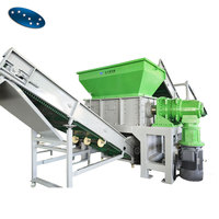 Broyeur à double arbre en plastique Sevenstars GL800, modèle 300-500 kg/h, pour paniers et fûts en plastique usagés, à vendre