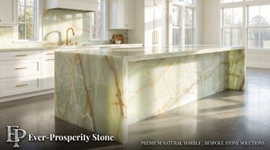 Lastre di Marmo Verde Smeraldo Ever-Prosperity Stone, Grandi Lastre Lucidate Impermeabili e Durevoli per Ville Moderne e Progetti Commerciali - Product Image 2