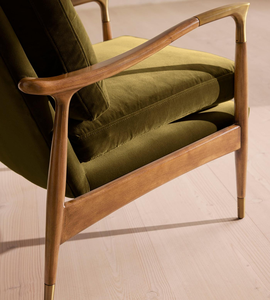 Sillón de sala de estar de lujo moderno Diseño de madera cómodo <span class=keywords><strong>individual</strong></span> para la relajación del hogar - Product Image 4